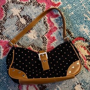 Y2K  Black and Tan Women's shoulder bag!